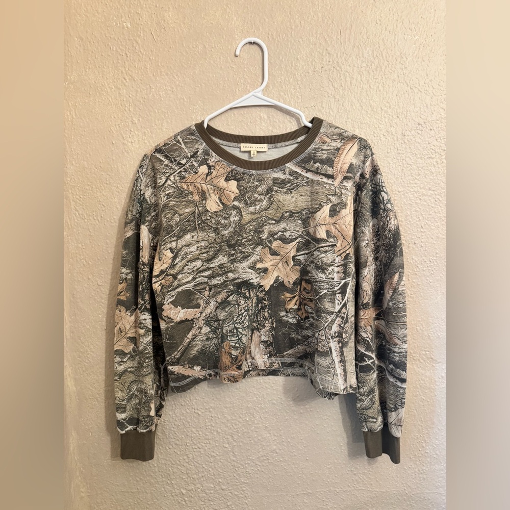 Gilded Intent Camouflage Crop Top